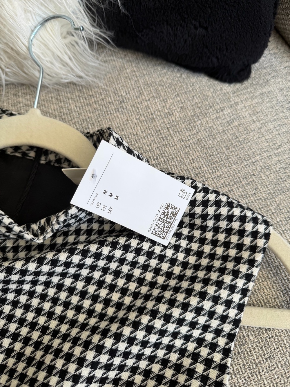 NWT H&M Houndstooth Shift Dress - Picture 6 of 9
